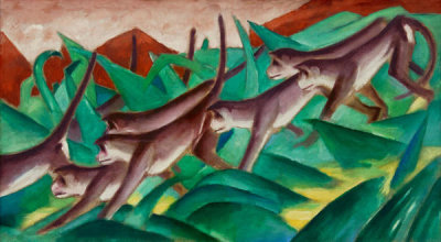 Franz Marc - The Monkey Frieze