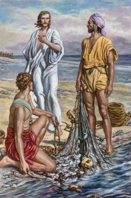 Fortunino Matania - Jesus and The Fishermen