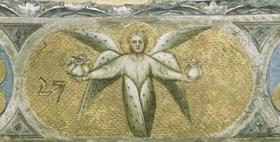 Giusto de Menabuoi - Angel With Seven Cruets For The Scourges