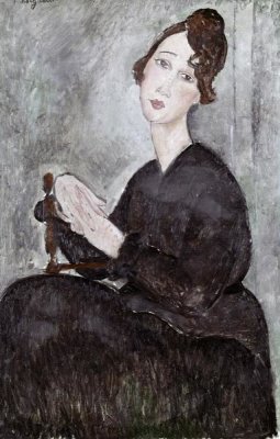 Amedeo Modigliani - Portrait of Madame Mayden