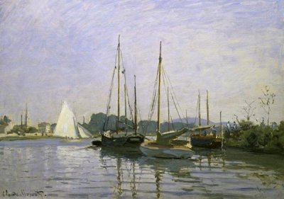 Claude Monet - Boats: Regatta at Argenteuil c. 1872-73