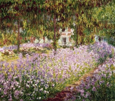 Claude Monet - Garden at Giverny