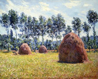 Claude Monet - Haystacks at Giverny