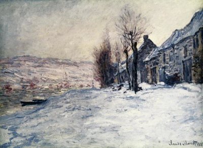 Claude Monet - Lavacourt Under Snow