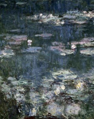 Claude Monet - Nymphéas - Water Lilies (detail)