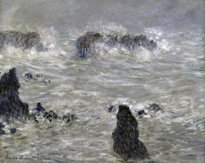 Claude Monet - Storm Off the Coast of Belle Isle