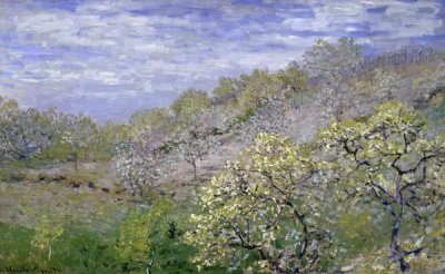Claude Monet - Trees in Bloom (Arbres en fleurs)
