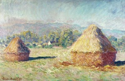 Claude Monet - Two Haystacks