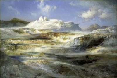 Thomas Moran - Jupiter Terrace, Yellowstone