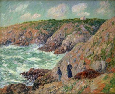 Henry Moret - Falaise de Moellan Finistere