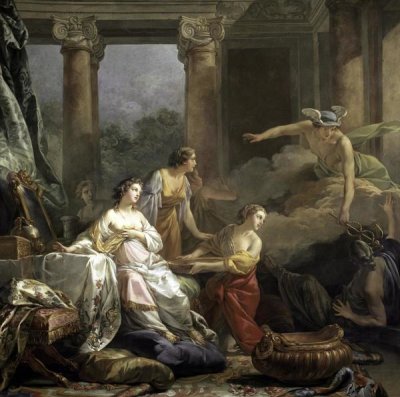 Jean-Baptiste Pierre - Mercury, Herse and Aglauros