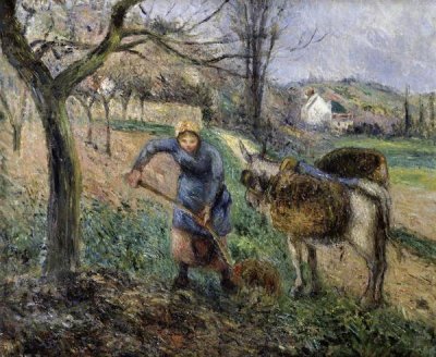 Camille Pissarro - Landscape with a Donkey