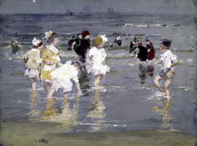 Edward Henry Potthast - Children on the Beach