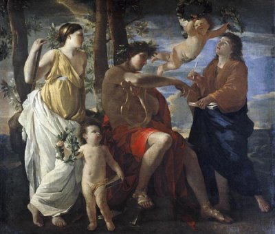 Nicolas Poussin - Poet's Inspiration