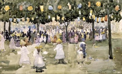 Maurice Brazil Prendergast - Central Park, New York City, July 4th