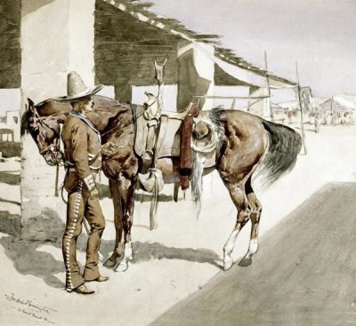 Frederic Remington - A Rural Guard - Mexico