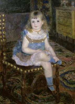 Pierre-Auguste Renoir - Miss Georgette Charpentier Seated