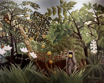 Henri Rousseau - Exotic Landscape