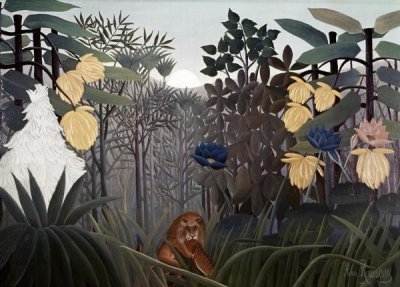 Henri Rousseau - Repast of The Lion