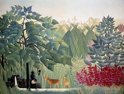 Henri Rousseau - The Waterfall