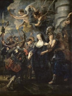 Peter Paul Rubens - The Flight From Blois (Life of Marie de Medici, Queen of France)