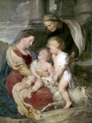Peter Paul Rubens - Virgin & Child With St. Elizabeth & St. John