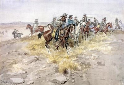 Charles M. Russell - Cowboys