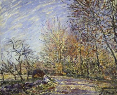 Alfred Sisley - Outskirts of the Fontainbleau Forest