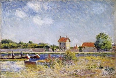 Alfred Sisley - Saint-Mammès