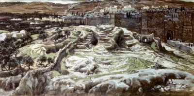 James Tissot - Calvary From The Walls of Herod's Palace