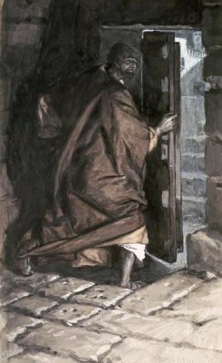 James Tissot - Departure of Judas