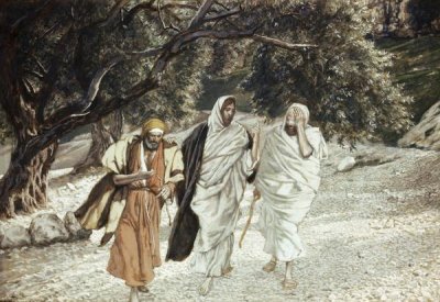 James Tissot - Disciples On The Road To Emmaus