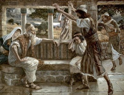 James Tissot - Job Hears Bad Tidings