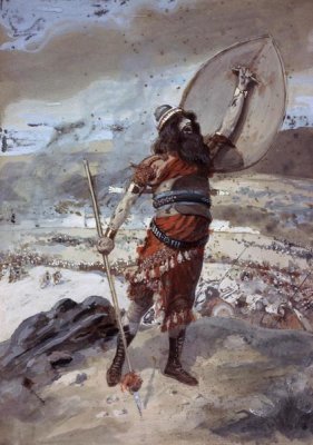 James Tissot - Joshua Gives The Signal For The Attack