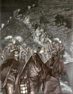 James Tissot - Judas & The Multitudes With Swords