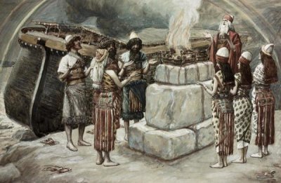 James Tissot - Noah's Sacrifice