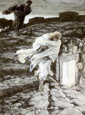 James Tissot - Peter and John Run To The Sepulchre
