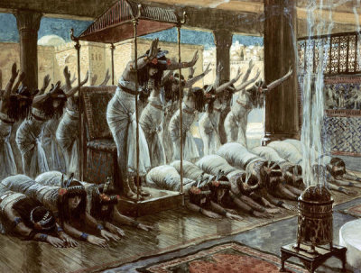 James Tissot - Queen of Sheba Visits Solomon