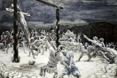 James Tissot - Raising of The Cross