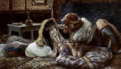 James Tissot - Samson and Delilah