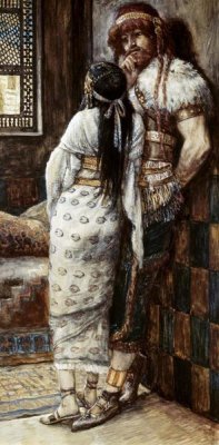 James Tissot - Samson and His Wife