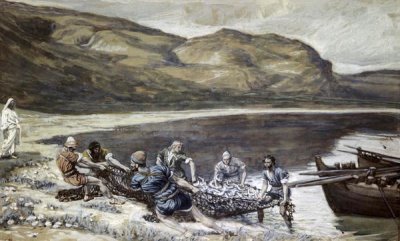 James Tissot - Second Miraculous Draught of Fishes