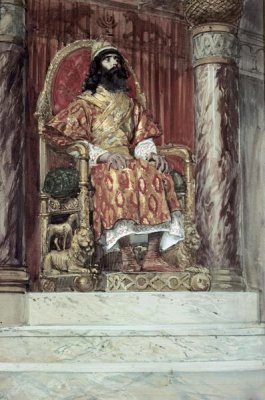 James Tissot - Solomon Is Made King