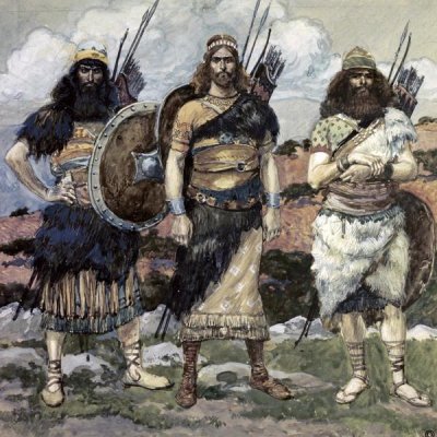 James Tissot - Three of David's Captains