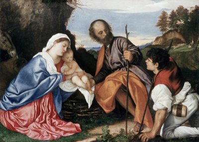 Titian - Holy Family
