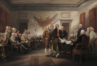 Signing of The Declaration of Independence, 1817-1819