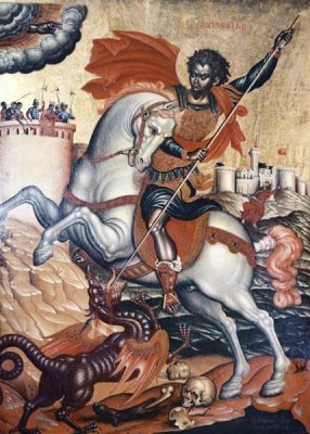Tzanes - St. George Slaying The Dragon