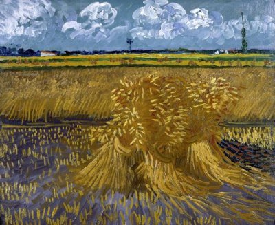 Vincent Van Gogh - Wheat Field with Sheaves