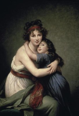 Elisabeth Vigée Le Brun - Madame Vigée Le Brun and Her Daughter