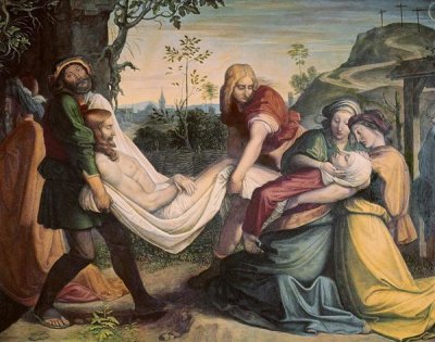 Peter Von Cornelius - Christ Being Entombed